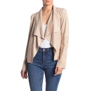 Nordstrom Bagatelle Tan Suede-Like Feel Jacket